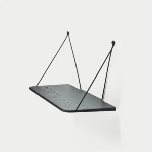 Artisan Nivo / Minimalistisch Wandrek met Metaaldraad en Boekensteunen